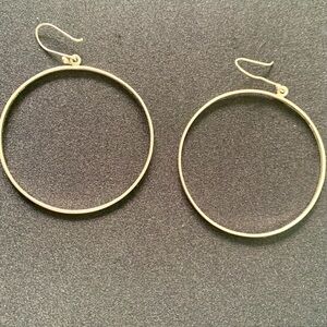 Sterling Silver Circle Earrings